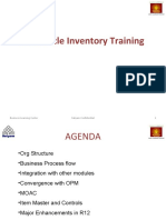 Oracle R12 MFG Oracle Inventory First Cut Training V1.1