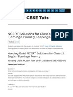WWW Cbsetuts Com Ncert Solutions For Class 12 English Flamingo Poem 3