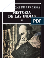 HISTORIA DE LAS INDIAS I de Fray Bartolomé de Las Casas