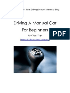How To Drive a Manual Car