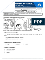 Prova de Português 3ºB