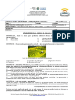 Ensino Médio: atividade de Geografia sobre as causas da desertificação e da fome mundial