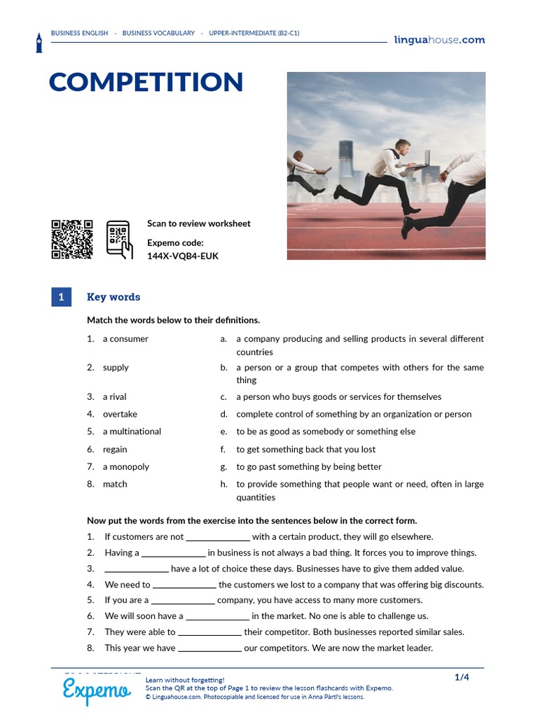 Competition British English Student Ver2 | PDF | Adjective | Competition