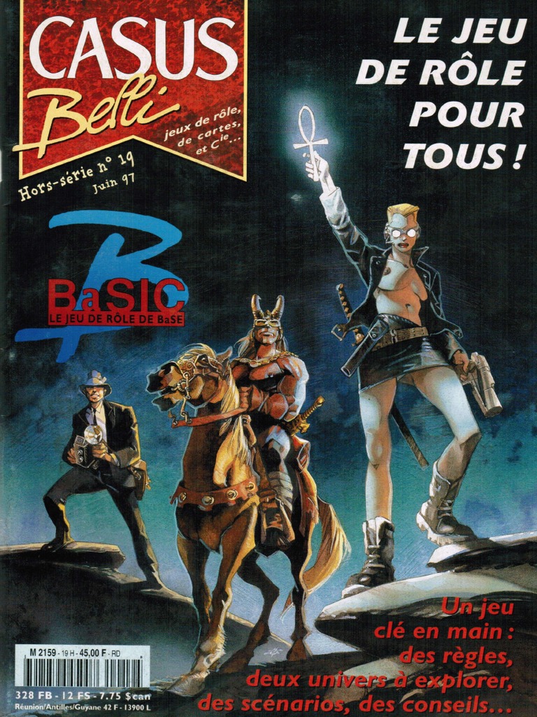 Magazine Casus Belli Hors-Série N°4 - Le Jeu De Rôle Grandeur Nature - Occasion Bon état