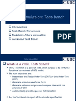 VHDL Simulation Test Bench Setup