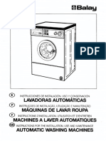 Manual Lavadora Balay T8141