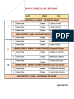 Calendarizacion 2022