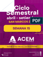 Semana 15 Semestral Acem 2022