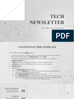 Tech Newsletter - by Slidesgo