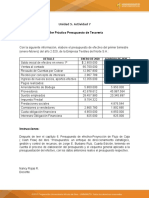 Actividad 7 Presupuesto de Tesoreria