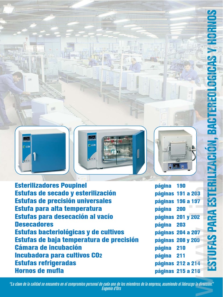 Estufas y Hornos para Hospitales, PDF, Termostato