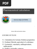 Pharmaceutical Calculation: Yohannes Nigatu (B.PHARM)