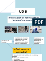 Intervención en Actividades de Orientación Y Movilidad