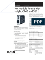 DeviceNet Module For Use With Motor Insight C440 and S611