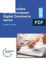 Main Priorities For The European Digital Commerce 2022