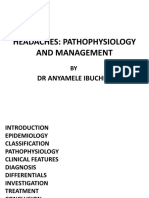 Headaches Pathophysiology and Management