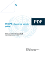 UNOPS - Esourcing - Vendor Guide - v1.7 - EN G