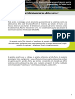 ¿Qué es la violencia contra las adolescencias