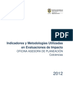 1. Indicadores y Metodologia Evaluacion Impacto