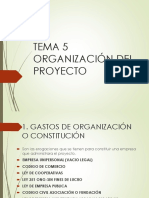 5 Organización