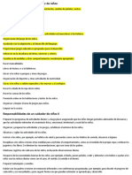 Responsabilidades de Un Cuidador de Niños