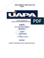 Analisis - e - Interpretaci - N - de - Los - Estados - Financieros - Tarea - 3 Hary. Tineo