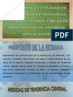 Medidas de Tendencia Central - Semana 13 PDF