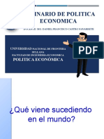 Seminario de política económica: Aspectos generales de la política económica