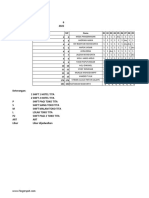 Jadwal Hotel Bulan Juni 2022