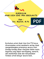 Kurikulum Anak Usia Dini-Dra. Masitoh, M.Pd.