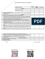 Checklist Lembar Observasi Pelaksanaan Personal Hygiene TTD