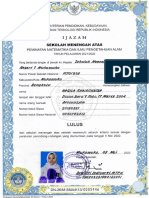 Ijazah Depan