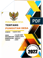 Perdes No 3 Tahun 2022 TTG Pungutan Desa