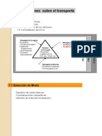 Decisiones Sobre Transporte