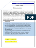 Orientações para estudos durante a quarentena