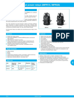 Mechanical Power Relays (MPR10, MPR20) : Description
