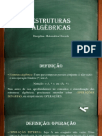 Aula 6 Estruturas Algébricas