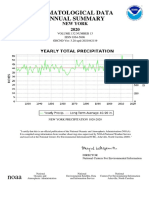 Climatological Data Annual Summary: New York 2020