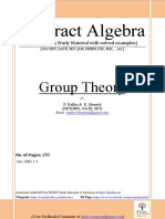 Abstract 1 Group Theory 250pages79