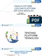 Materi Tentang Platform Teknologi Dan Platform Sumber Daya Sekolah