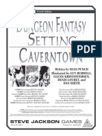 Gurps 4th Edition Dungeon Fantasy Setting Caverntown