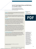 Meditation Programs For Psychological Stress and Well-Being A Systematic Review and Meta-Analysis