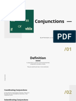 Conjunctions: by Jeff Randolph, Luz Castillo, Eimer Lezcano y Raúl Escala