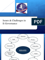 Challenges and Issues in e Governance