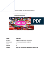 1er Foro de Inglés 2021-Ii