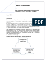 TRABAJO AUTONOMO-comunicacion, Expresion y Lenguaje