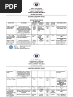 Reading Contest Memo Action Plan