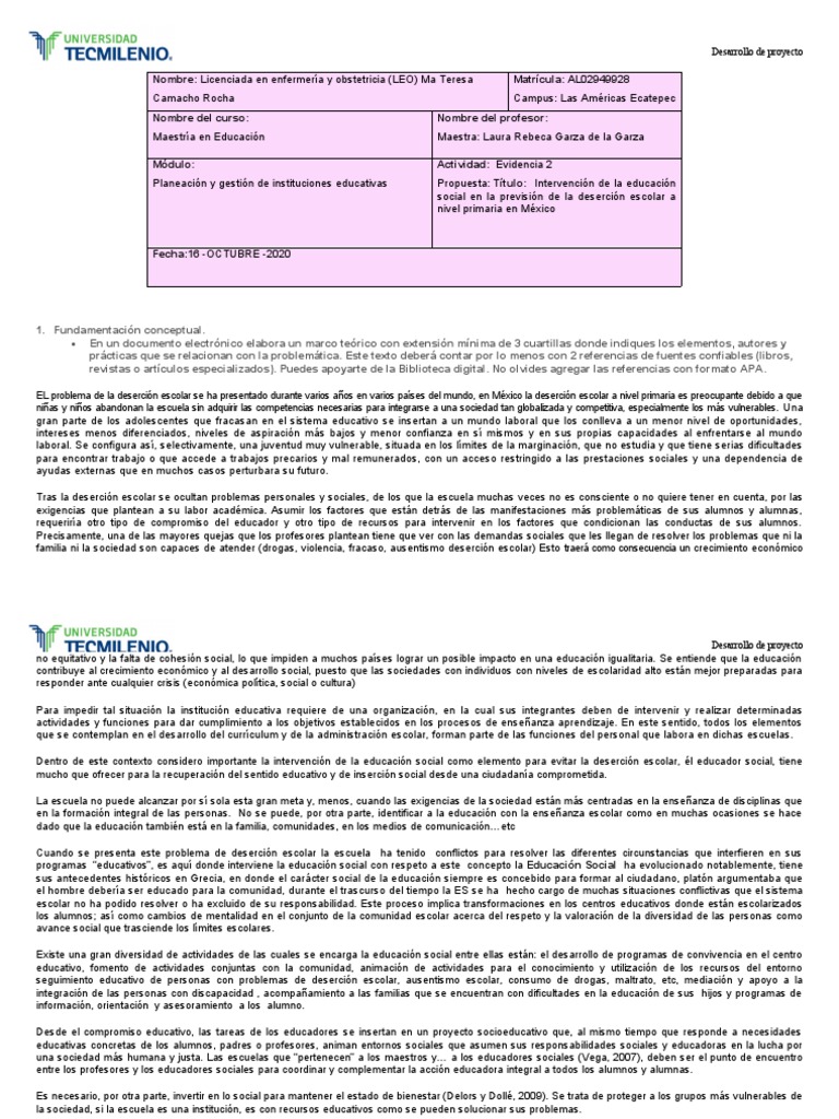 Planeación y Gestión de Instituciones Educativas | PDF | Sociedad ...