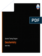 Summer Training Program - Geochemistry