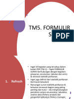 Tm5. Formulir Survei-I